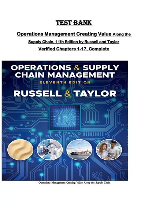 Test Bank For Operations Management 10th Edition By Heizer