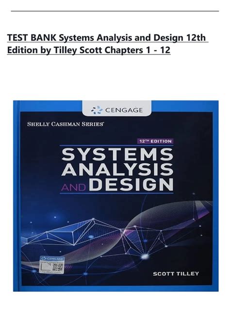 Test Bank For Systems Analysis And Design