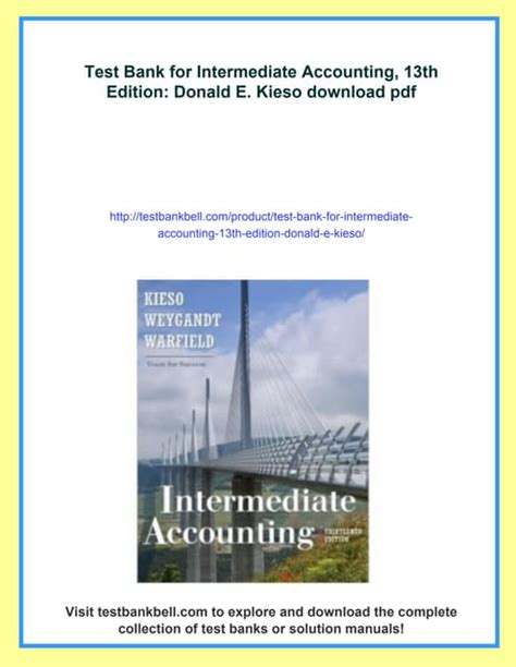 Test Bank Intermediate Accounting 13th Edition