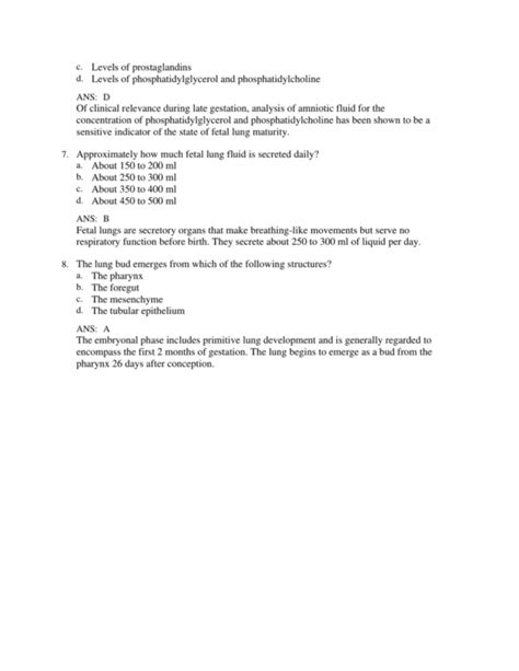 test bank practice questions respiratory mechanics ventilation