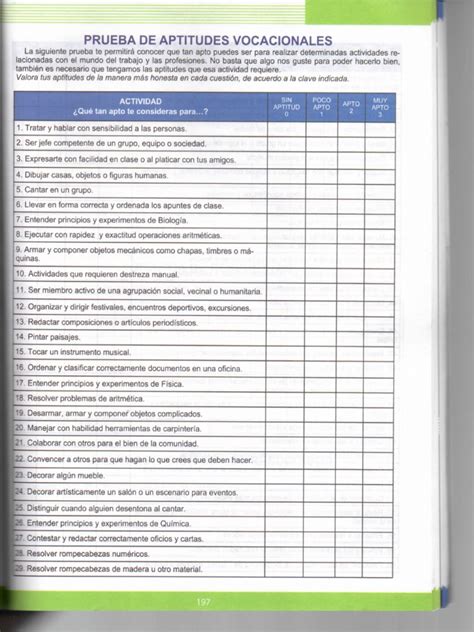 Test De Aptitudes