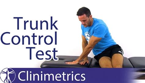 Test De Control De Tronco Predictor Precoz Del Equilibrio