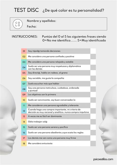 Test De Personalidad Dificil