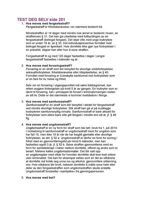 Test Deg Selv Side 224 Historie
