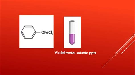 test for phenols fecl3 6h2o