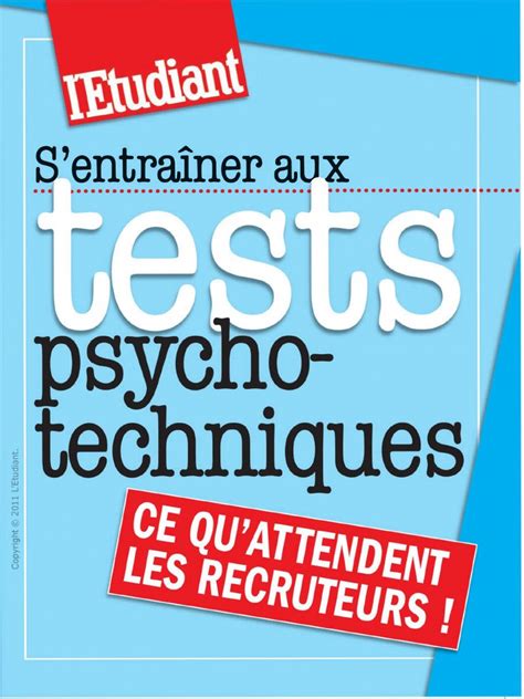 Test Gratuit Psychotechnique