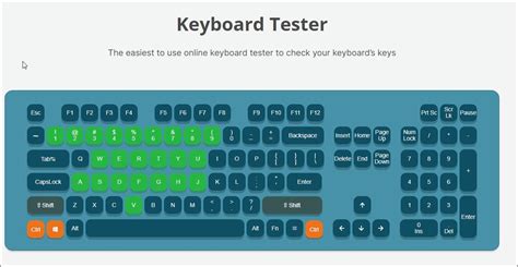test keyboard online | Test Keyboard KeyTest Test cc nt bm