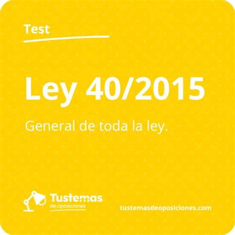 Test Ley 40 2015