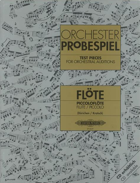 test pieces for orchestral auditions