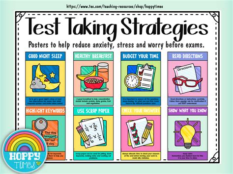 Test Taking Strategies For Elementary Students