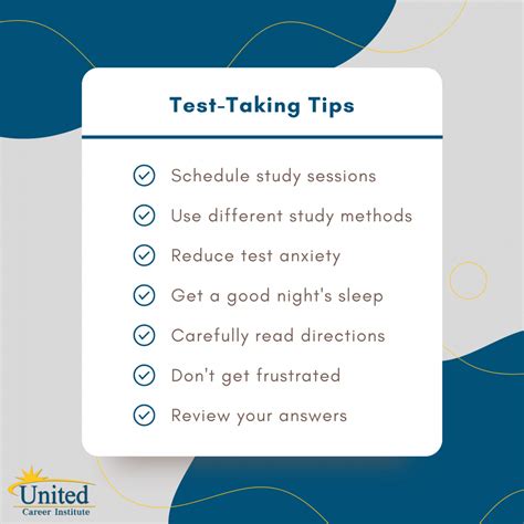 test taking tips