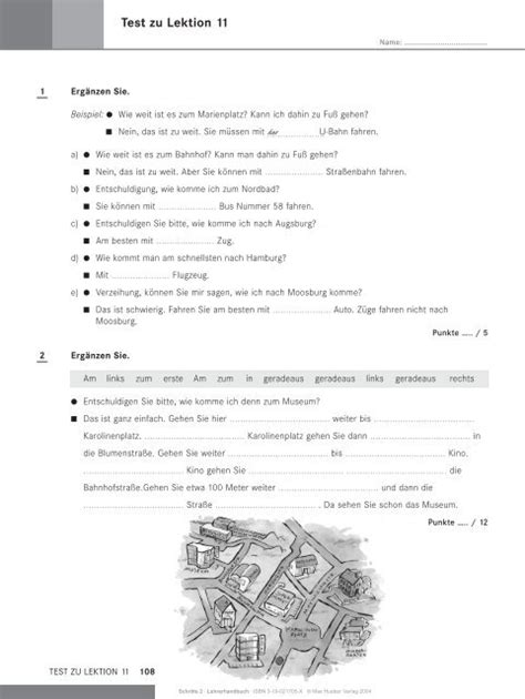 Test Zu Lektion 11 Schritte 4 Plus