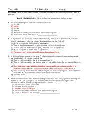 Full Download Test 10B Ap Statistics Answers File Type Pdf 