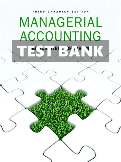 Download Test Bank For Managerial Accounting Third Edition 