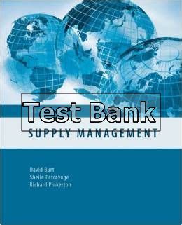 Read Online Test Bank Of 8Th Edition Supply Management 