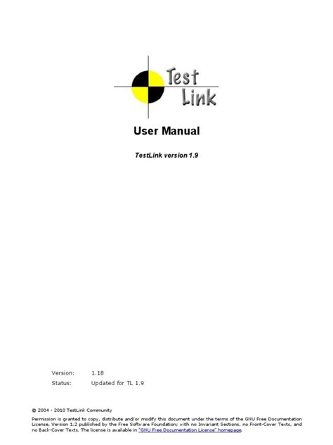 Read Test Link User Guide 