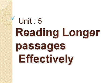 Read Test Ready Longer Passages Answer Key 