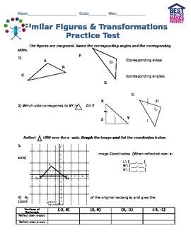 Download Test Review Transformation And Similar Figures Answers 