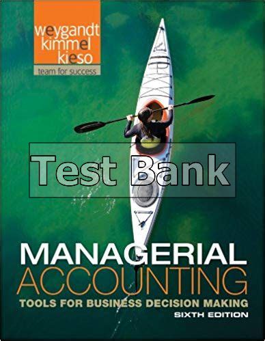 Full Download Test Solutions For Managerial Accounting Sixth Edition 