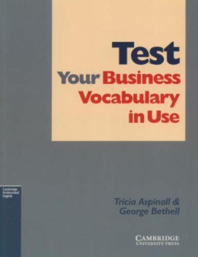 Full Download Test Your Business Vocabulary In Use Advanced Pdf 