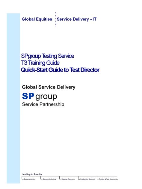Read Online Testdirector User Guide 