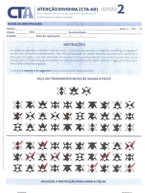 Teste De Atenção Dividida