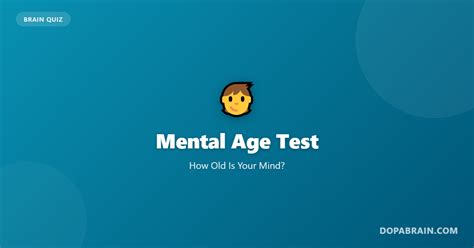 Teste De Idade Mental Quiz