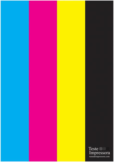 Testes De Cores Impressora