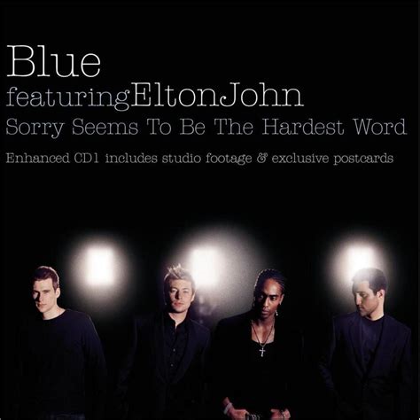 Testi Blue Sorry Seems To Be The Hardest Word