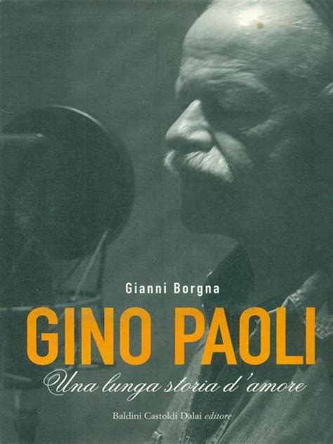 Testi Gino Paoli Una Lunga Storia D'amore