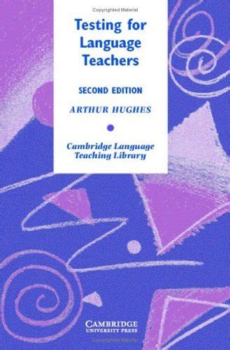 Testing For Language Teachers Arthur Hughes Pdf