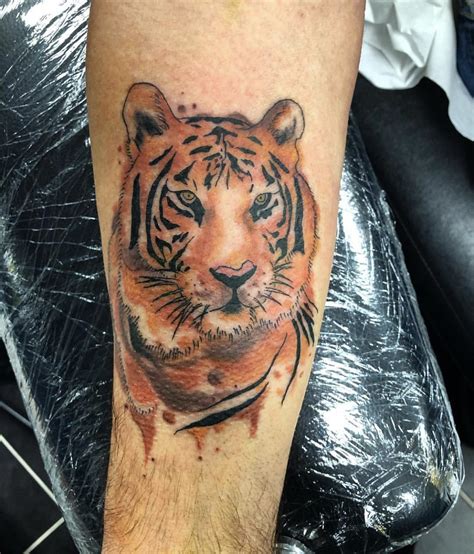 testyowl644 Tattoo tiger face