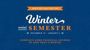 texas a m winter minimester classes
