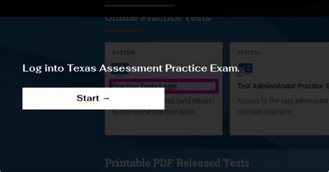 texas assessment practice test
