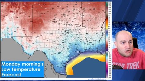 texas cold front temperature drop