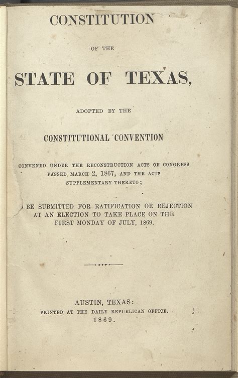 texas constitution