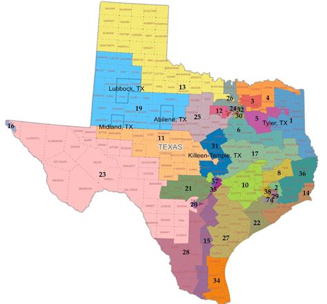 texas district maps