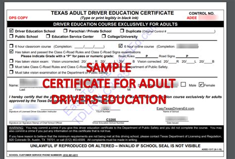 texas drivers ed course