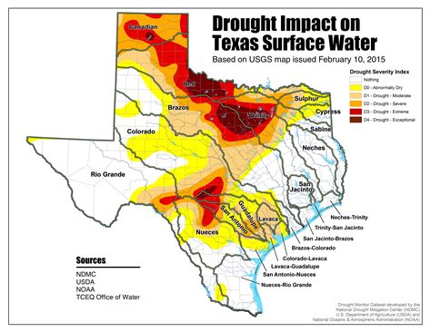 texas drought map