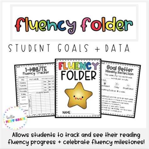 texas fluency folders