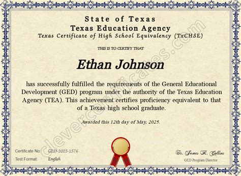 texas ged