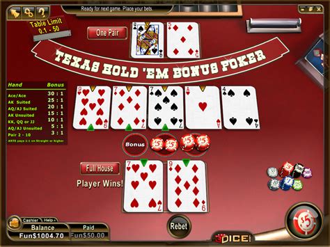 texas holdem poker bonus getv