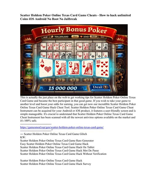 texas holdem poker online hack Deutsche Online Casino