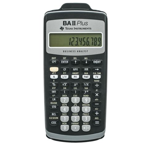 texas instruments baii plus