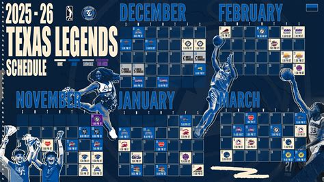 texas legends schedule