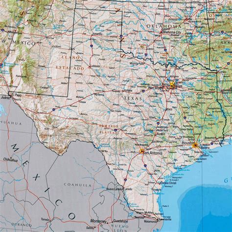 texas mapa