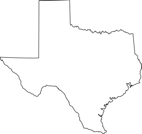 texas outline