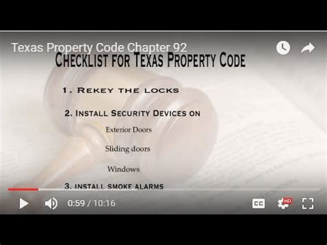 texas property code