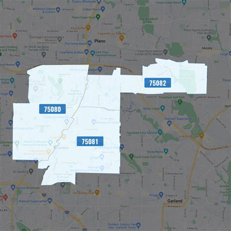 texas richardson zip code