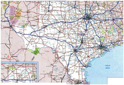 texas road map